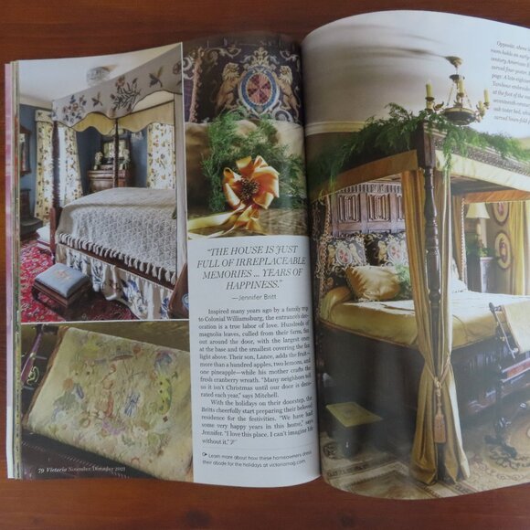 Lot of 8 Victoria Magazines Christmas Editions 2020/2021/2022/2023/2024 - Picture 7 of 16